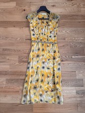 Prada A/W 2000 Poppy Print Chiffon Dress IT 38