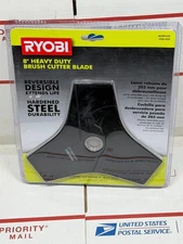 RYOBI AC04105 Brush Cutter Blade 8" Heavy Duty Hardened Steel