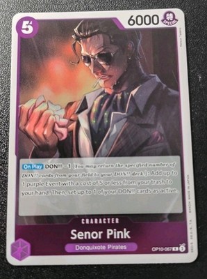 One Piece CCG Senor Pink Royal Blood R Foil Card OP10-067 NM | eBay
