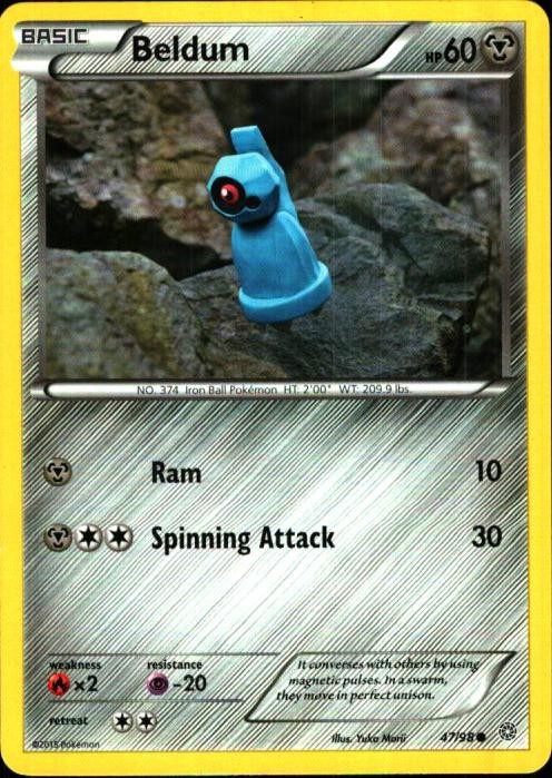 Beldum 47/98 C Ancient Origins Pokemon LP