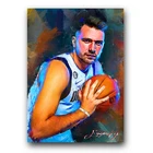 Luka Doncic #23 Art Card Limited 47/50 Edward Vela Signed (Dallas Mavericks)