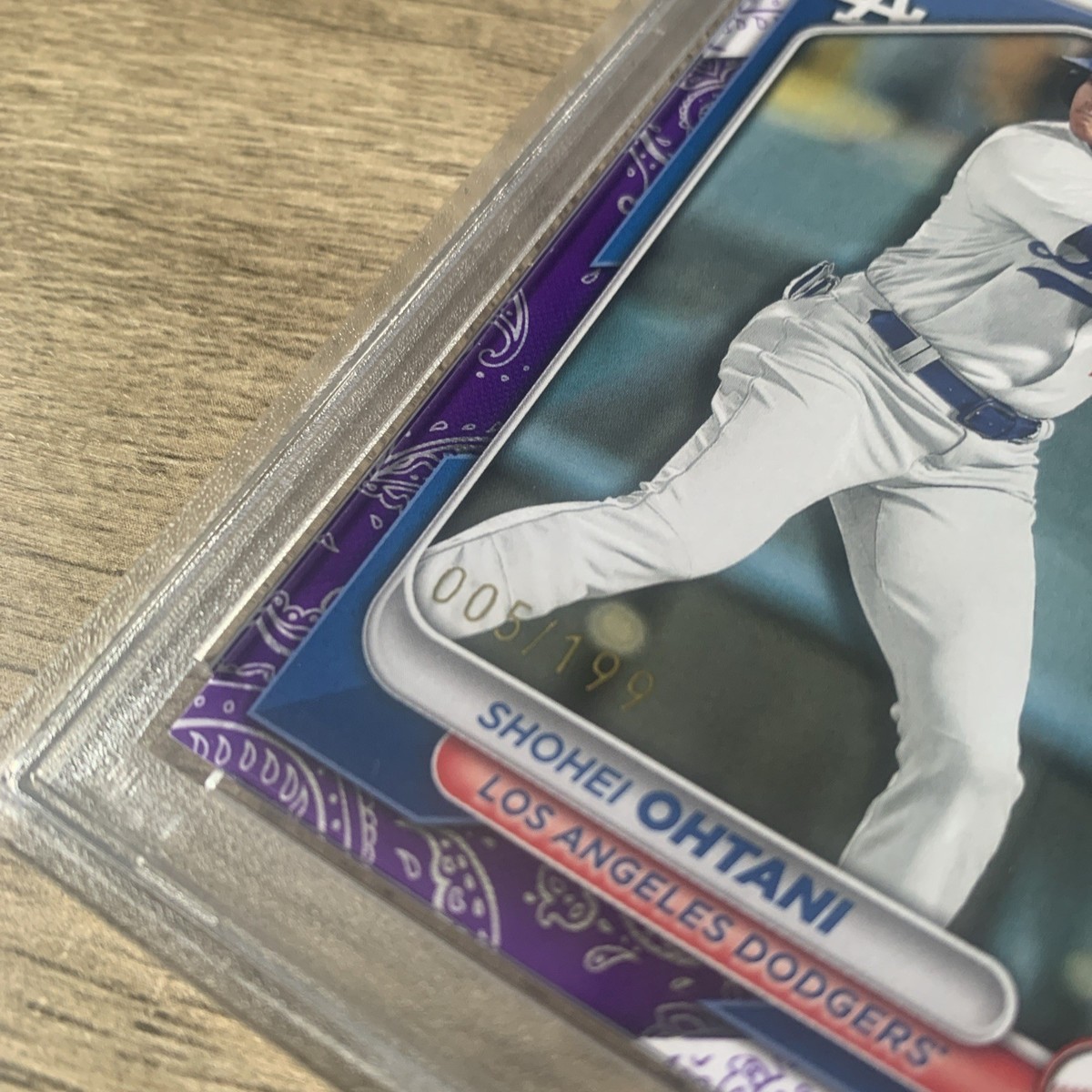 2019 bowman 大谷翔平　purple 2024 Bowman - Shohei Ohtani #33 Purple Pattern /199 for sale