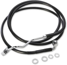 DS Extended Front Upper Brake Line Kit Black ABS Only +4" Oversize #1113779