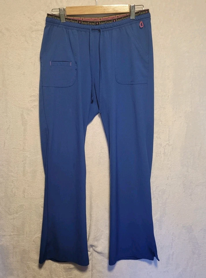 Lote de 2 Pantalones Atléticos Para Mujer Heart Soul Enfermera Paquete Talla Mediana Gris y Azul Foto 2 de 4