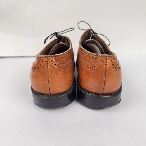 Allen Edmonds "Sanford" Brown Leather Oxfords Cap Toe Shoes, Size 11.5 D, EUC! - Bild 3 von 14