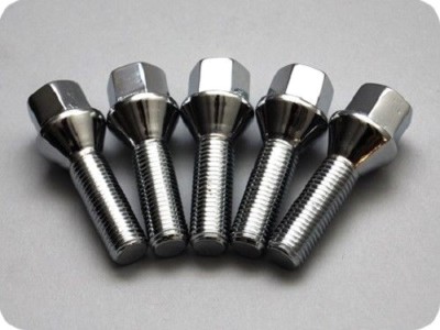 10pc BMW 12m x 1.50 Chrome Extended Lug Bolts Nuts (39mm Shank Length) # AP-807L
