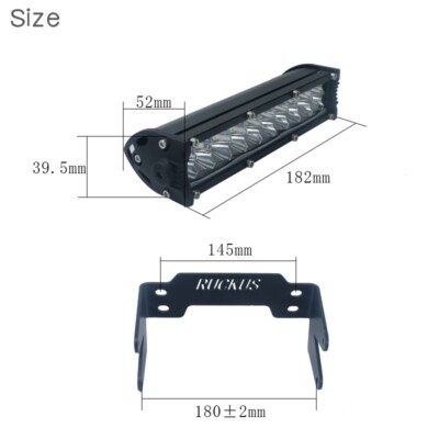 LED Headlight Light Bars Double Lamps For Honda Ruckus Zoomer AF58