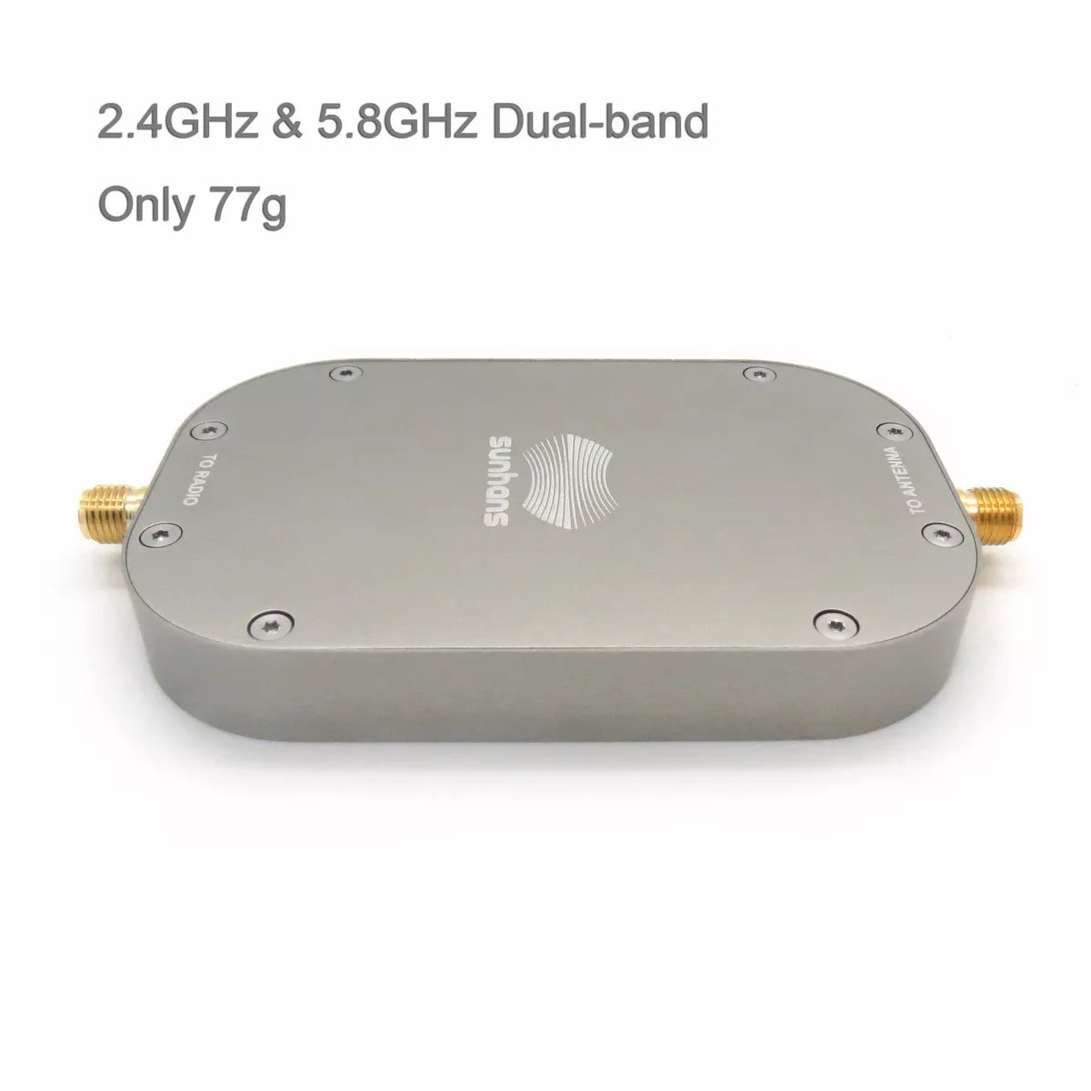 SUNHANS 2.4GHz 5.8GHz 2W Dual Band RC Wifi Signal Booster 33dBm