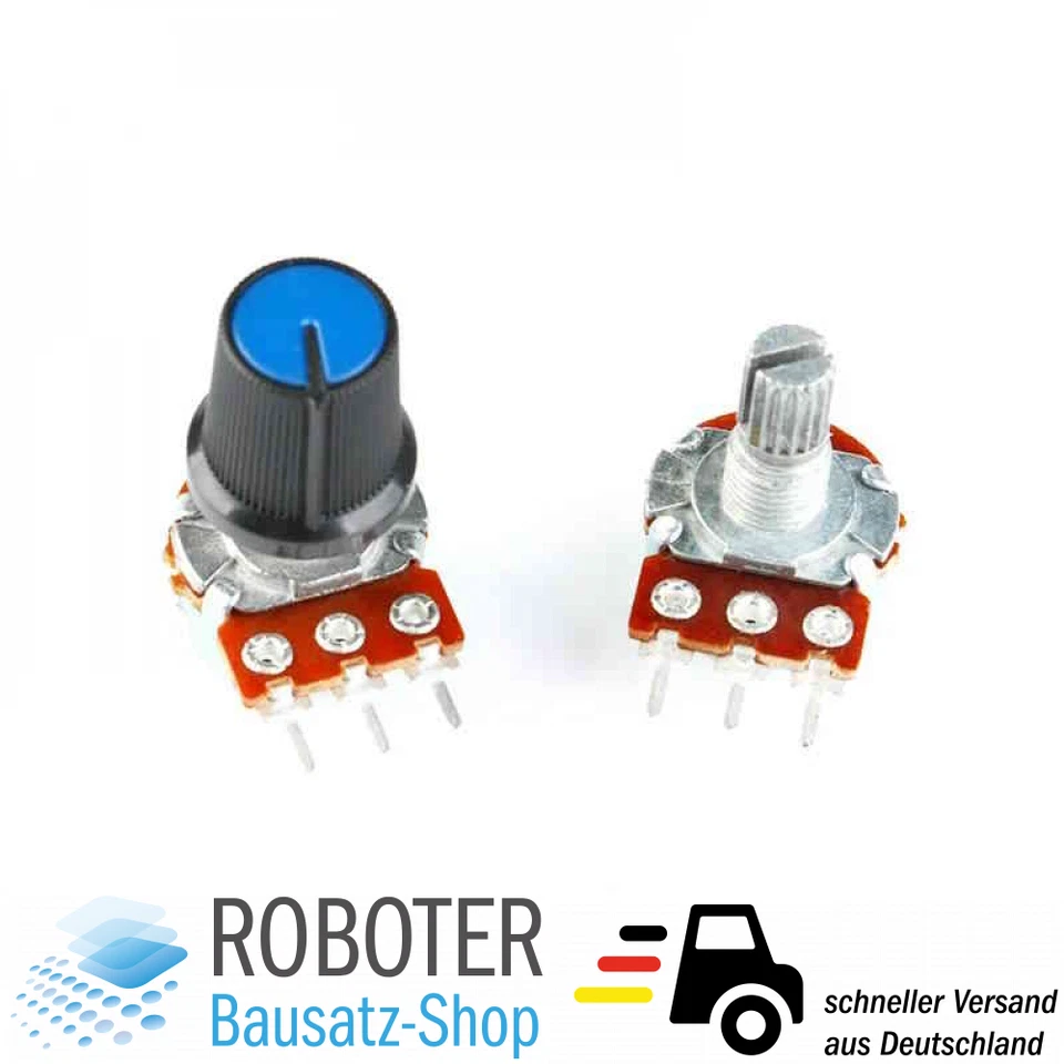 10x Dreh Potentiometer linear 10K Poti Drehregler Arduino Raspberry Pi - Bild 2 von 2