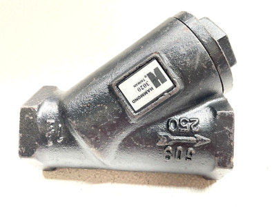 HAMMOND 3020 Cast Iron Wye Y Strainer 1-1/2'' NPT Class 250 / 20-Mesh Screen
