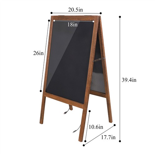 Large LED Magnetic Chalkboard Sandwich Board Restaurant Store Business Menu Sign - Picture 11 of 12
