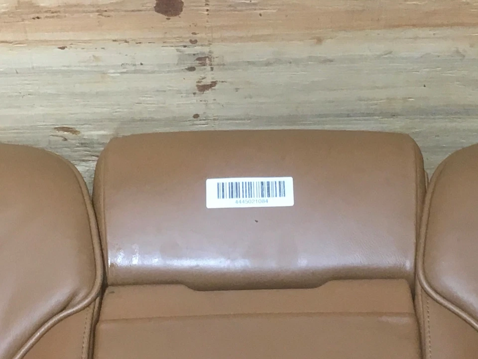 Audi A8 Quattro 2006 segunda fila asiento trasero cojín superior cuero tostado OEM+ Foto 2 de 4