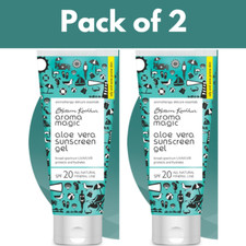 Aroma Aloe Vera Sunscreen Gel, Broad Spectrum Protection UVA/UVB, SPF 20 100ml