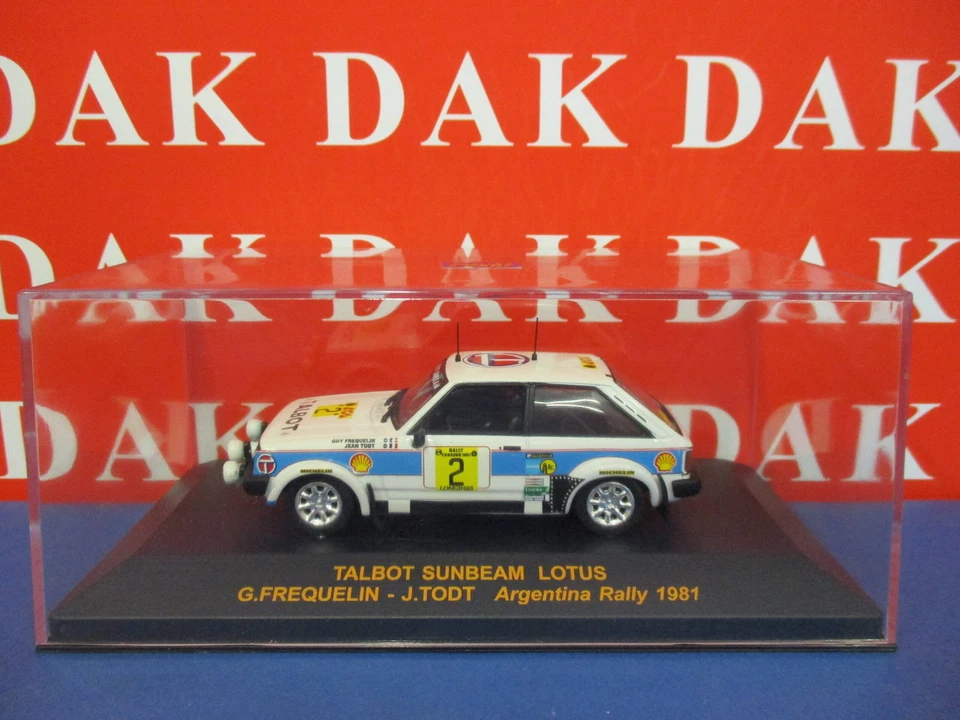 Die cast 1/43 Modellino Auto Sunbeam Talbot Lotus Rally Argentina 1981 Frequelin - Immagine 4 di 4
