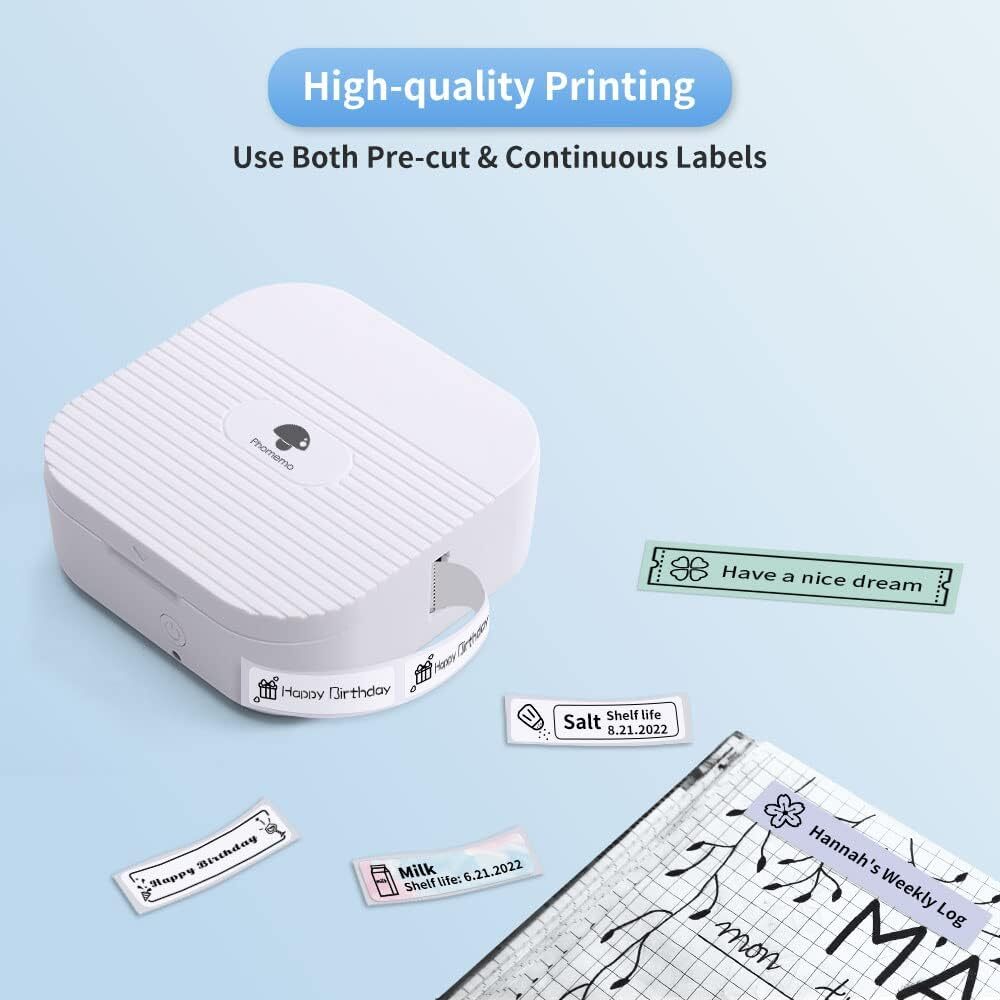 Phomemo Q31 Bluetooth Label Maker for iOS Android Handheld Sticker Printer