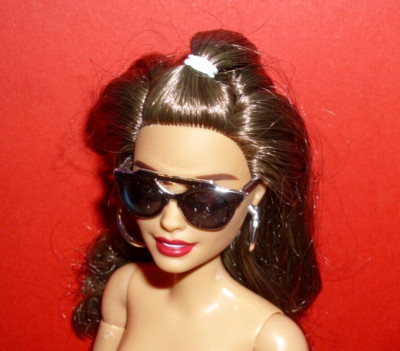 %***Barbie Mattel Fashionistas Sonnenbrille*Silber***%