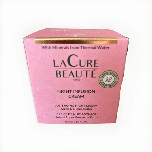 La Cure Beaute Night Infusion Cream Argan Shea Beeswax 50ml