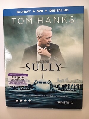 Sully (Blu-ray + DVD, 2016) Tom Hank! Slipcover! Brand New! Factory Sealed!