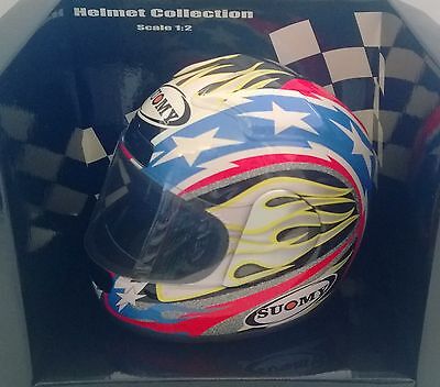 MINICHAMPS HELMET COLLECTION 1:2 CASCO DIE CAST SUOMY 2001 B MINICHAMPS HELMET COLLECTION 1:2 CASCO DIE CAST SUOMY 2001 B