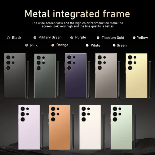 S24 Ultra entsperrt Android13 Smartphones 8+256GB Dual SIM 5G Handy Geschenk - Bild 4 von 26