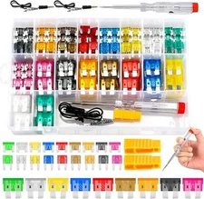 306PCS Car Fuses Assortment Kit, Mixed Vehicle Blade - Standard & Mini & Low Pro