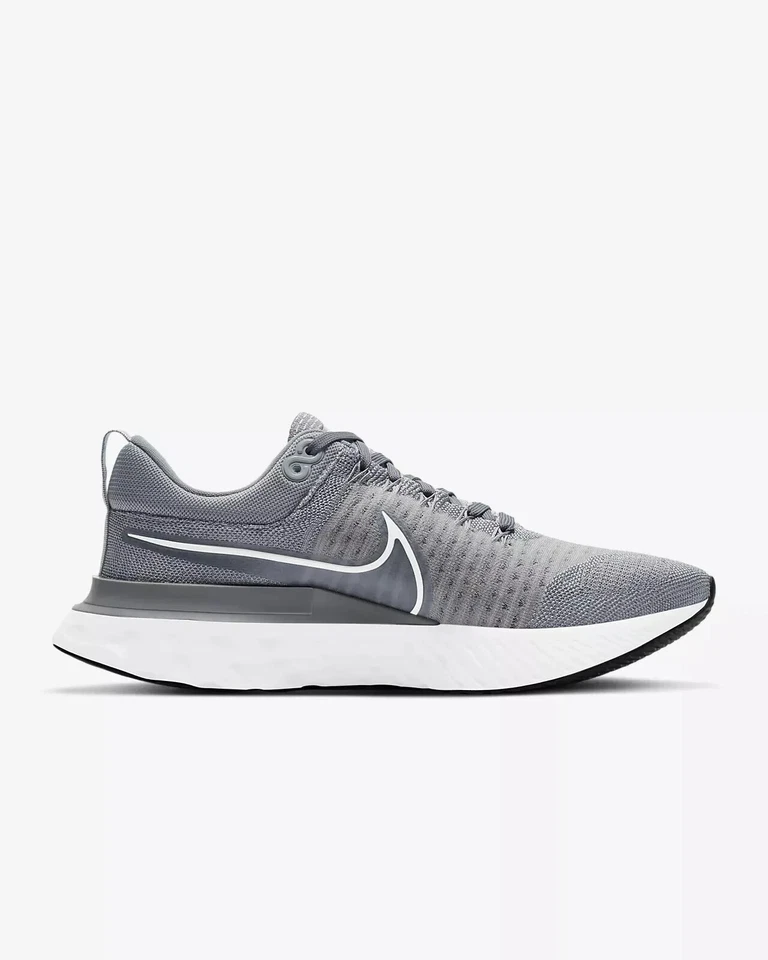 Nike React Infinity Run Flyknit 2 Particle Grey Size 7.5 Men’s Shoes CT2357 001 - Image 2 of 4