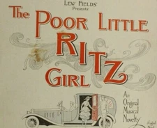 1920 The Poor Little Ritz Girl Sigmund Romberg Sheet Music