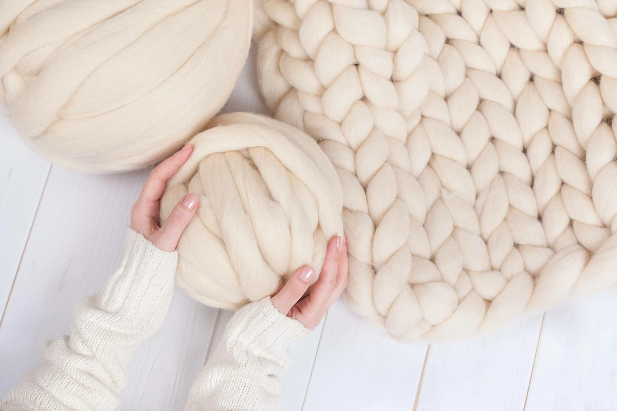 Giant yarn merino wool hot sale