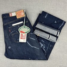 Levis Vintage Clothing 501 XX Jeans W34 L34 Selvedge Denim Paint Splatter Design
