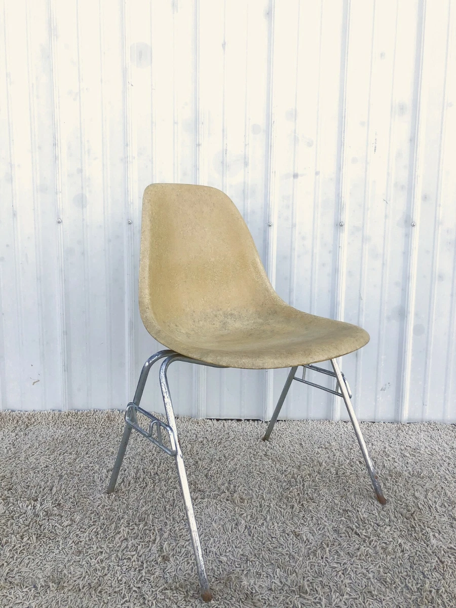 Mid Century Modern Herman Miller Fiberglass Shell Chair | eBay