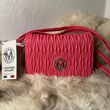 NWT Valentino Orlandi Crossbody - Pretty Pink  - Designed In Italy