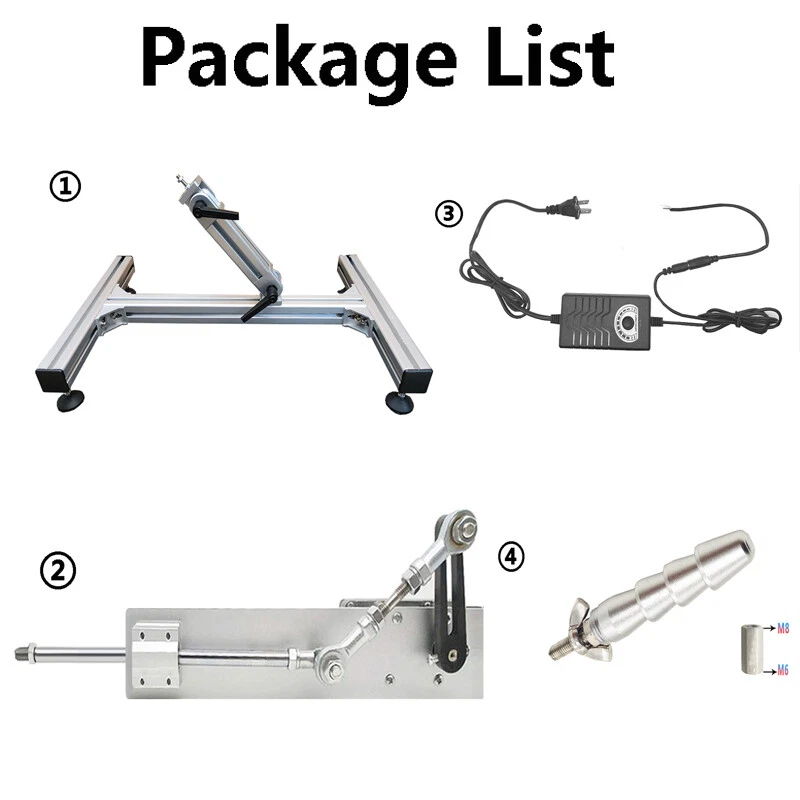 12V 24V Cycling Reciprocating Linear Motor Aluminium Alloy Stand Power Adapter - Image 2 of 4