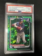 2024 Bowman Chrome Sapphire Luis Guanipa Green Refractor Prospect /99 Braves