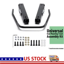 Racewill Universal Seat Slider Seat Mounting Track Assembly Kit For Sparco NRG