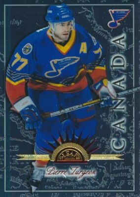 1997-98 Leaf International #43 PIERRE TURGEON - St. Louis Blues
