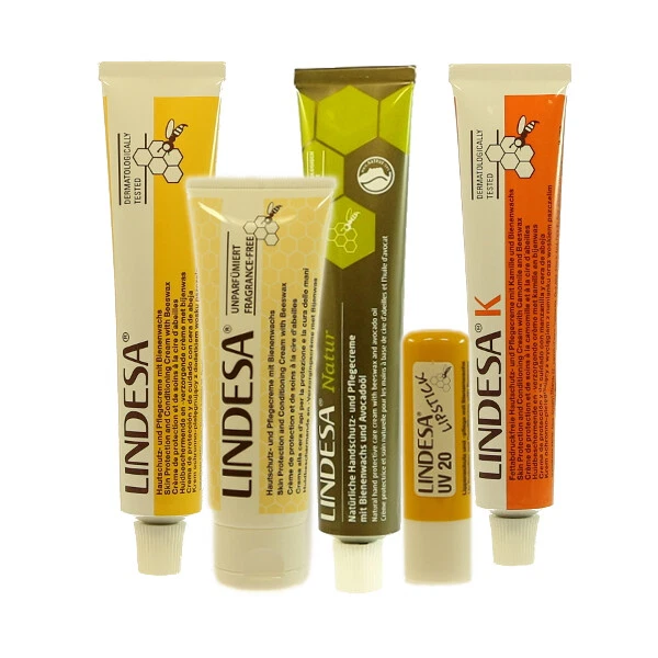 LINDESA DR. MATZEL MEDICAL GMBH, SIMMERER STR. 7A, 50935 KÖLN DE (66,52 EUR/l) Lindesa Probierpaket 1x gelb, 1x K, 1x parfümfrei, 1x Lipstick, .