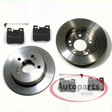 Bremsscheiben Ø 331 mm + Beläge Warnkontakt hinten für Mercedes ML M-Klasse W163