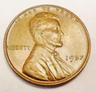 1937 P  Lincoln Wheat Cent / Penny  AVE CIRCULATED  **FREE SHIPPING**