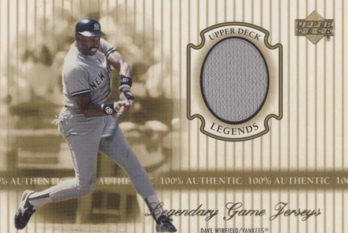 2000 Upper Deck Legends - Dave Winfield #J-DW - 1 of 1