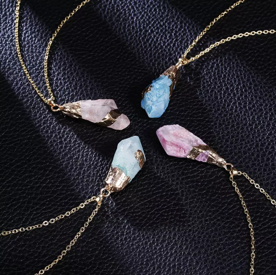 Handmade clearance crystal necklace