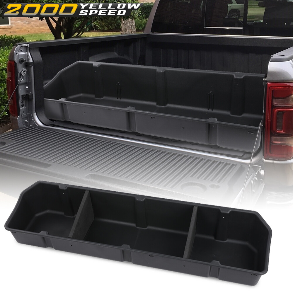 Organisateur Pour Accoudoir Central Dodge RAM 1500 2019-2025 - Plateau à 2 Niveaux Avec Porte-monnaie - Compatible Console Complète (sièges Baquets)