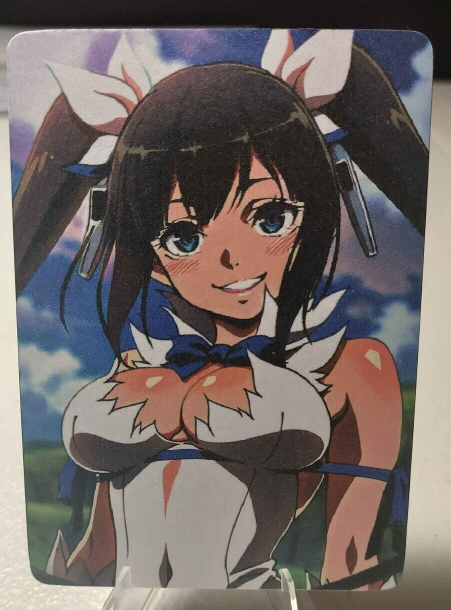 Hestia Full Art Goddess Story Anime Waifu Trading Card