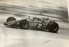 mario andretti Micheal savage print.  250/250