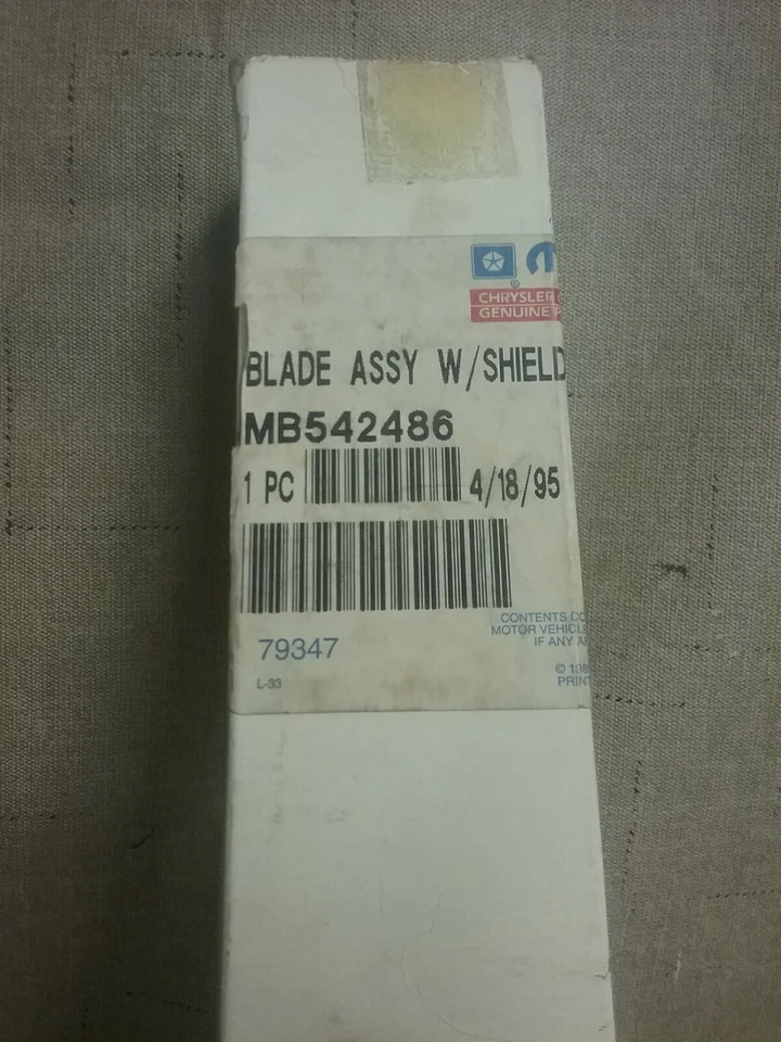Conjunto de limpiaparabrisas MB542486 Mopar Foto 3 de 3