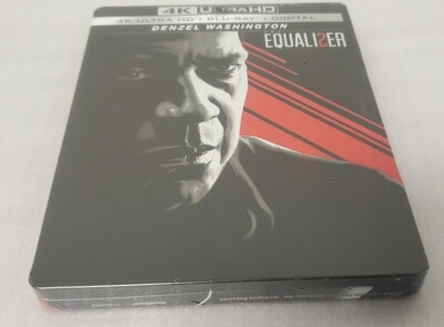 The Equalizer 2      4K UHD + HD Blu Ray     Steelbook      Brand New! 