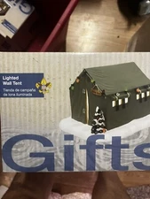 lighted wall tent