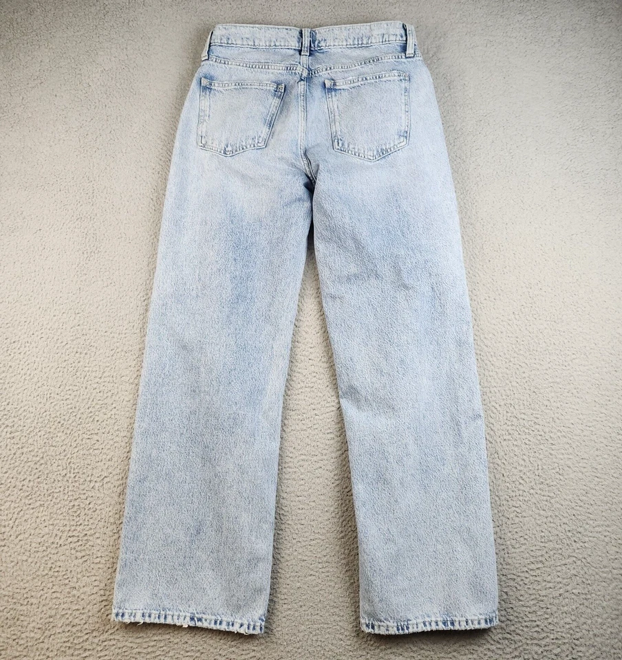 Pantalones de mezclilla Arizona años 90 para mujer 9 (30x30) azules sueltos papá anchos lavado a la piedra grunge holgados Foto 2 de 4