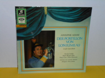 LP - ADAN - DER POSTILLON VON LONJUMEAU - GEDDA, PÜTZ  ( GROSSER QUERSCHNITT )