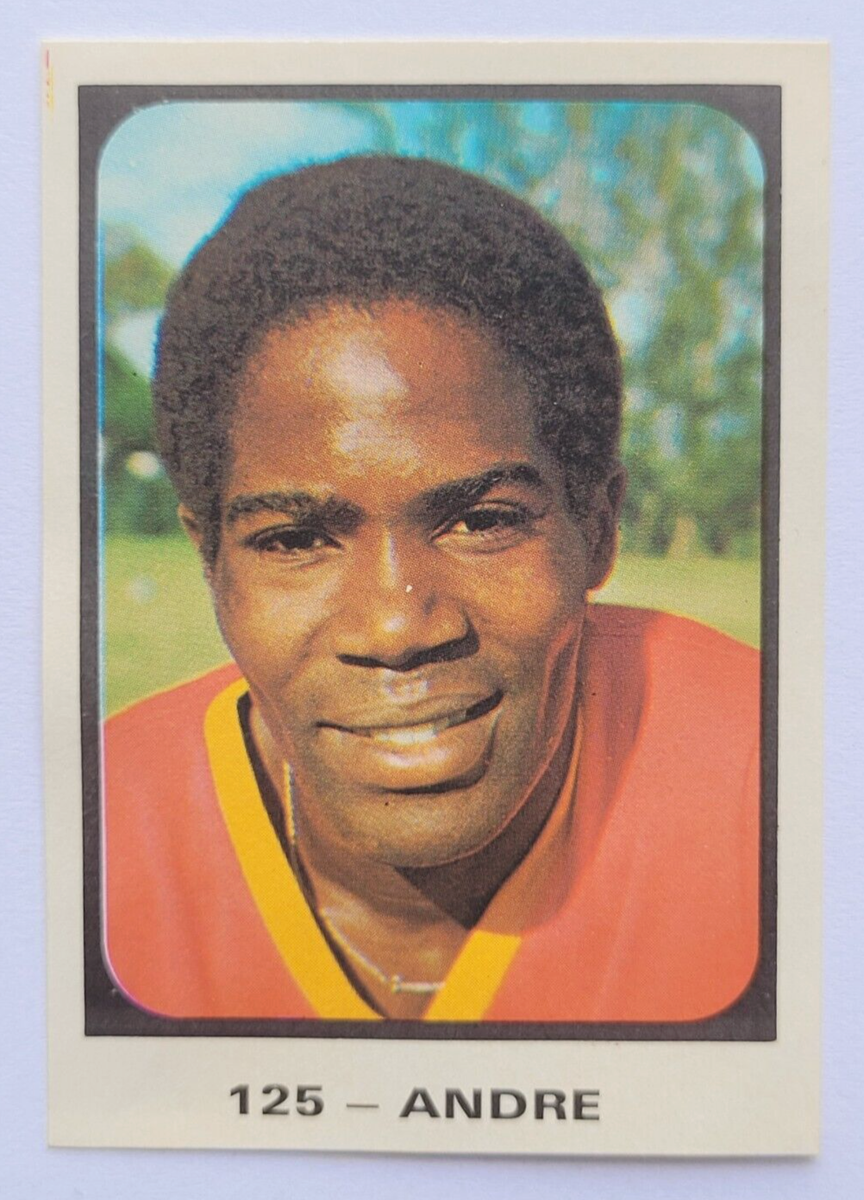 1974 EM Munich World Cup FIFA #125 FRITZ ANDRE Haiti Soccer Cromo