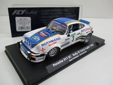 SLOT CAR PORSCHE 911 SC #3 RALLY EL CORTE INGLES 1982 FLY CAR MODEL 1/32